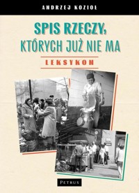 Spis rzeczy, których już nie ma - Andrzej Kozioł - książka