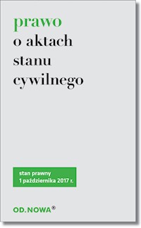 Prawo o aktach stanu cywilnego -  - książka