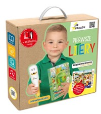 Pierwsze litery Mówiąca książka interaktywna - Dulęba Oliwia - książka