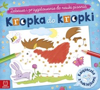 Kropka do kropki. Książeczka z naklejkami - zbiorowa praca - książka