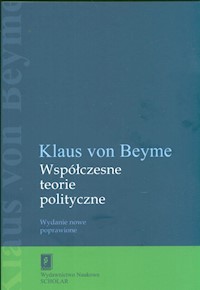 Współczesne teorie polityczne - Beyme Klaus - książka