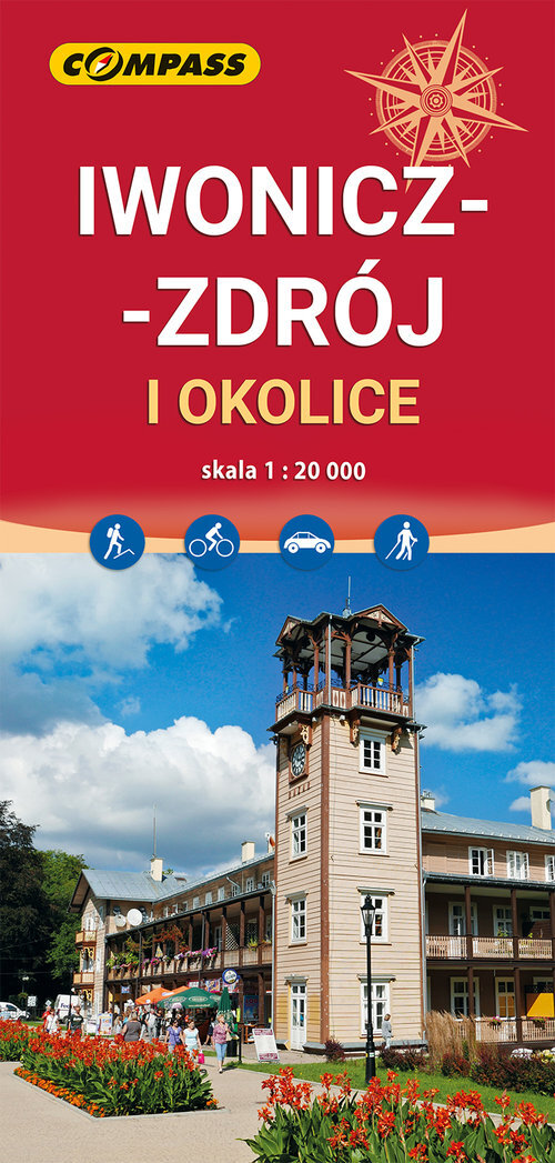 Iwonicz-Zdrój, Rymanów-Zdrój i okolice. Mapa turystyczna w skali 1:20 000 - zbiorowa praca - książka