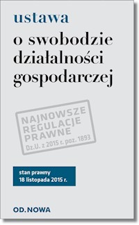 Ustawa o swobodzie działalności gospodarczej -  - książka