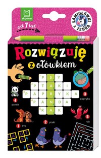 Rozwiązuję z ołówkiem. Łamigłówki z zebrą. Od 7 lat - Karlik Beata - książka
