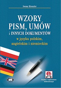 Wzory pism, umów i innych dokumentów w języku polskim, angielskim i niemieckim - Kienzler  Iwona - książka