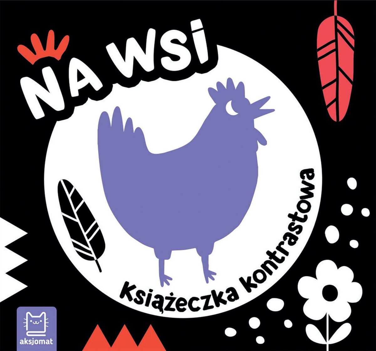 Na wsi. Książeczka kontrastowa - Agnieszka Bator - książka