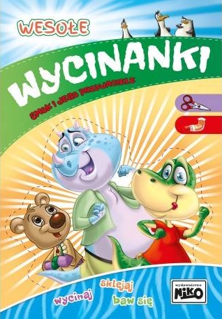 Wesołe wycinanki. Smok i jego przyjaciele - zbiorowa praca - książka