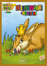 Kolorowanki wielkanocne z naklejkami -  - książka