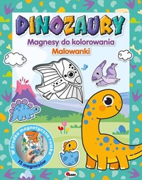Magnesy do kolorowania Dinozaury - Elżbieta Korolkiewicz - książka