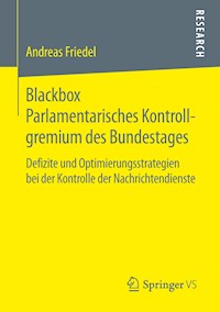 Blackbox Parlamentarisches Kontrollgremium des Bundestages - Andreas Friedel - ebook