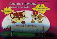 Baw się z kotkami Rysowanie po śladzie - Paszkiewicz Agneiszka - książka