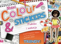 Maxi Colour & Stickers Podróże i wakacje -  - książka