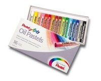 Pentel, Pastele olejne 16 kolorów -  - książka