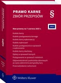Prawo karne Zbiór przepisów w.61/2021 -  - książka