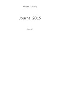 Journal 2015 - Patrick Sansano - ebook