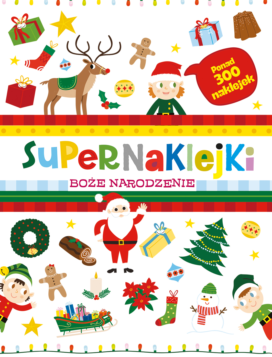 Supernaklejki: Boże Narodzenie - Beatrice Tinarelli (ilustr.), Silvia Lombardi - książka