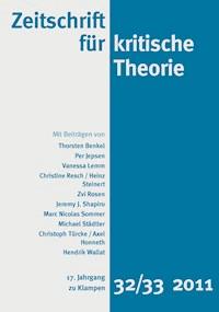 Zeitschrift für kritische Theorie / Zeitschrift für kritische Theorie, Heft 32/33 -  - ebook