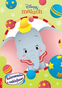 Disney Maluch Kolorowanka z naklejkami -  - książka