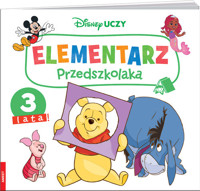 Disney Uczy Elementarz przedszkolaka 3 lata! -  - książka