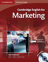 Cambridge English for Marketing Student's Book + CD - Robinson Nick - książka