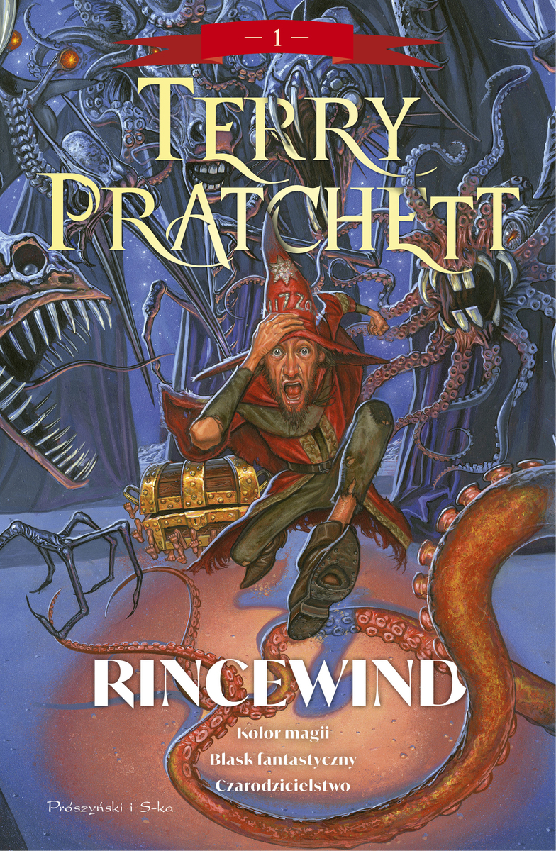 Rincewind. Tom 1 (Kolor magii / Blask fantastyczny / Czarodzicielstwo) (barwione brzegi) - Terry Pratchett - książka