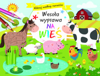 Koloruj według numerów. Wesoła wyprawa na wieś - zbiorowa praca - książka