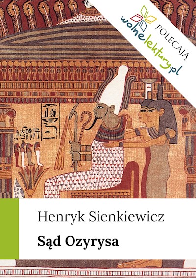Okładka książki Sąd Ozyrysa