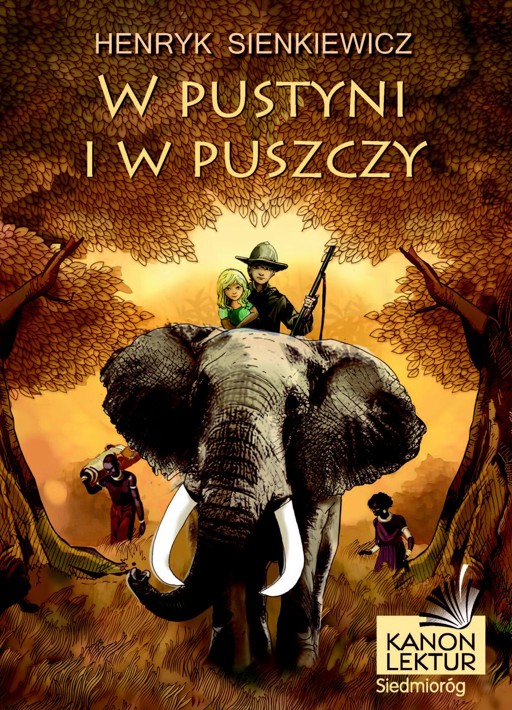Okładka książki W pustyni i w puszczy