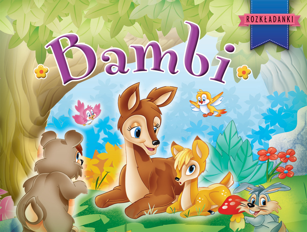 Bambi. Rozkładanki - zbiorowa praca - książka