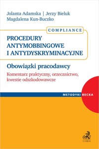 Procedury antymobbingowe i antydyskryminacyjne -  - książka