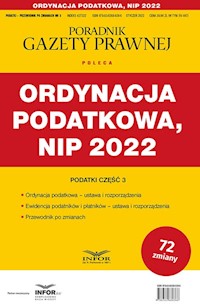 Ordynacja podatkowa  NIP 2022 -  - książka