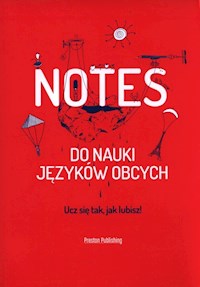 Notes do nauki języków obcych czerwony -  - książka