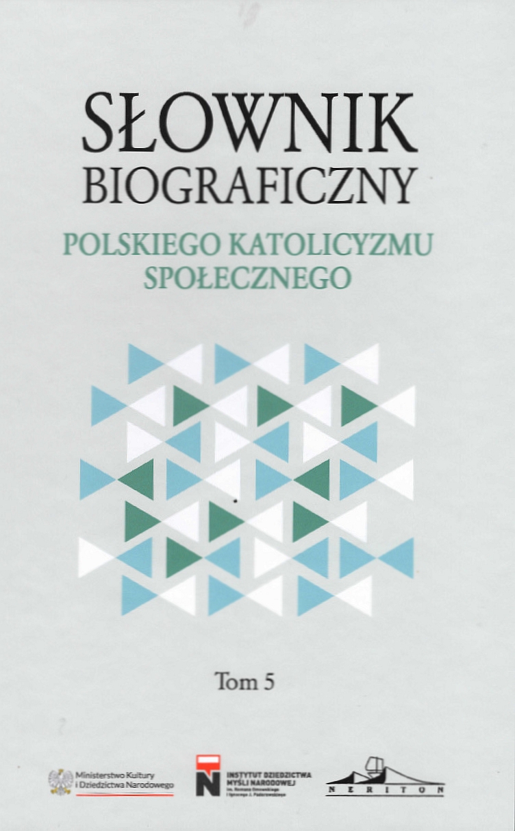 Słownik biograficzny polskiego katolicyzmu społecznego. Tom 5 - zbiorowa praca - książka