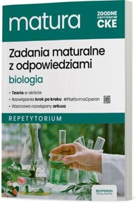 Repetytorium Matura 2025 Biologia Zadania maturalne z odpowiedziami Zakres rozszerzony - Loritz-Dobrowolska Jolanta, Kulpiński Kamil, Zaleska-Szczygieł Monika - książka