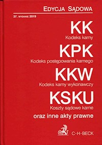 KK KPK KKW KSKU Edycja Sądowa -  - książka