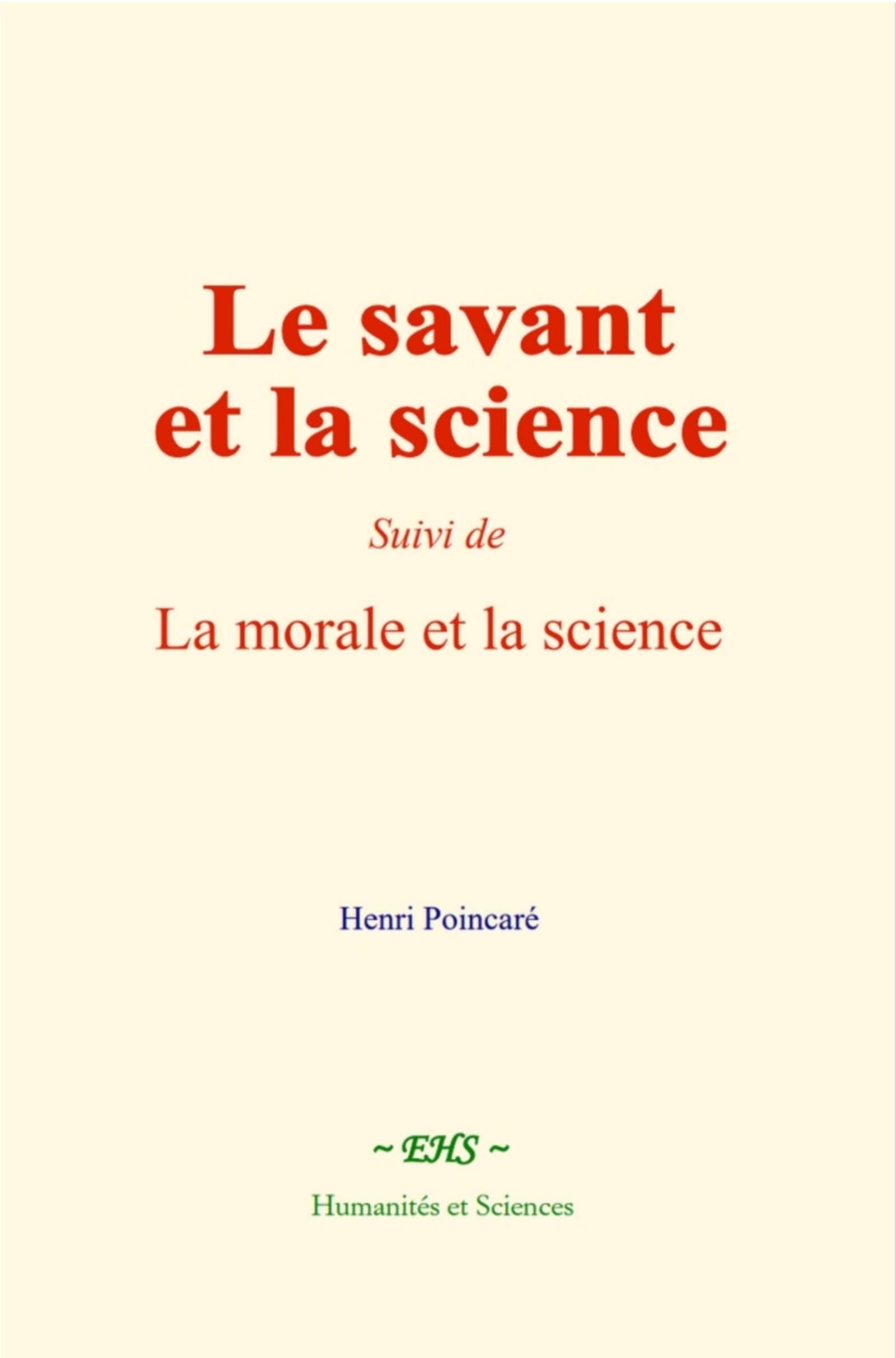 Le savant et la science
