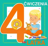 Ćwiczenia 4-latka z naklejkami -  - książka