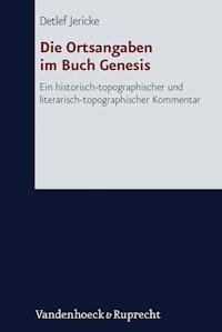 Die Ortsangaben im Buch Genesis - Detlef Jericke - ebook