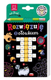 Rozwiązuję z ołówkiem. Łamigłówki z lemurem. Od 7 lat - Karlik Beata - książka