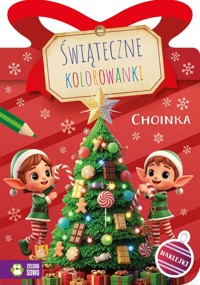 Świąteczne kolorowanki. Choinka -  - książka