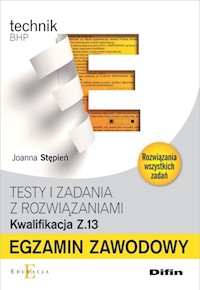 Egzamin zawodowy Testy i zadania z rozwiązaniami Z.13 - Stępień Joanna - książka