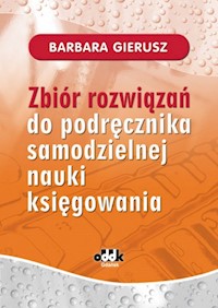 Zbiór rozwiązań do podręcznika samodzielnej nauki księgowania - Gierusz Barbara - książka