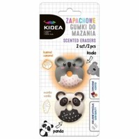 Kidea, Zapachowe gumki do mazania, 2 szt. - panda, koala (DRF-80410) -  - książka