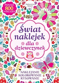 Świat naklejek dla dziewczynek -  - książka