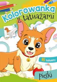 Kolorowanka z tatuażami. Pieski - Kolorowanka z tatuażami. Pieski - książka