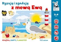 Kapitan Nauka Rysuję i zgaduję z mewą Ewą - Dybkowska Bożena , Grabek Anna - książka