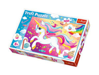 Puzzle 100 el. Piękny jednorożec -  - książka