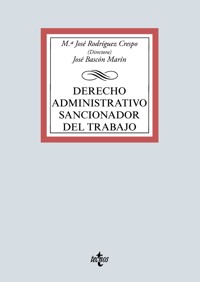 Derecho Administrativo Sancionador del Trabajo - Mª José Rodríguez Crespo - ebook