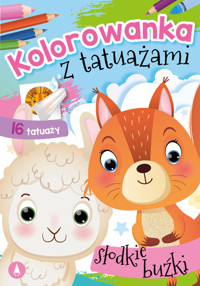 Kolorowanka z tatuażami Słodkie buźki -  - książka