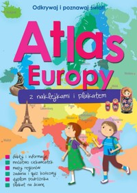 Atlas Europy z naklejkami i plakatem -  - książka